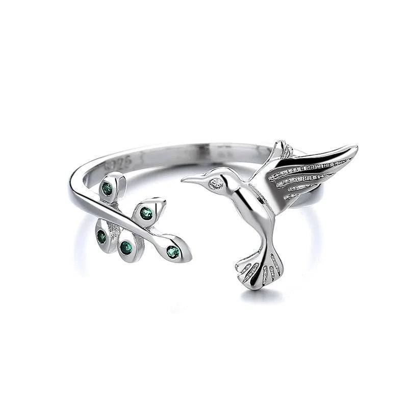 Herzring – Romantischer Cocktailring mit Mood-Charakter
