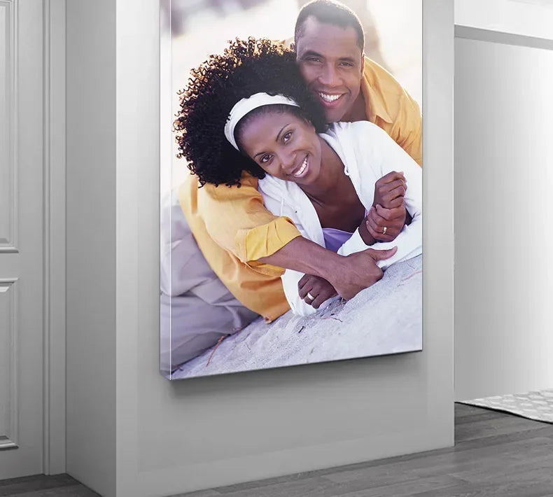 ✨ Personalisierter Leinwanddruck mit Foto – Individuelle Foto-Leinwand mit Rahmen für Zuhause