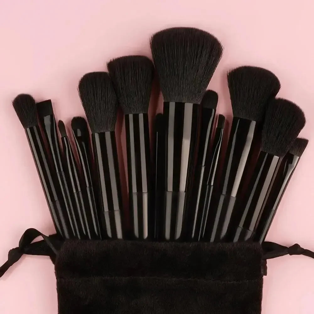 Professionelles Make-up-Pinsel-Set (13–16-teilig) – Weiche Kosmetikpinsel für Foundation, Puder, Lidschatten & mehr
