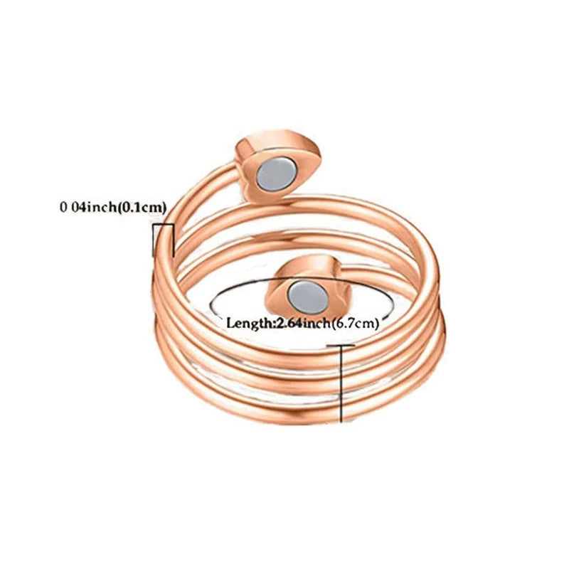 Magnetische Therapie-Ringe von JAVRICK – Stilvolle Kupferringe mit Magnetwirkung