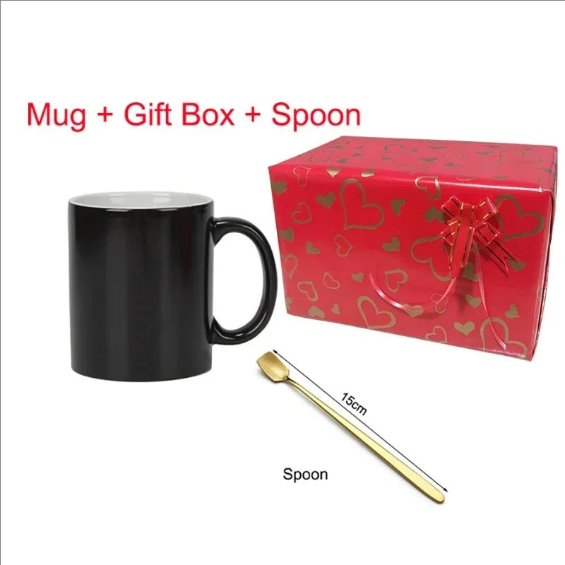 ✨ Personalisierte magische Foto-Tasse – Farbwechsel Tasse mit eigenem Bild, Logo oder Text