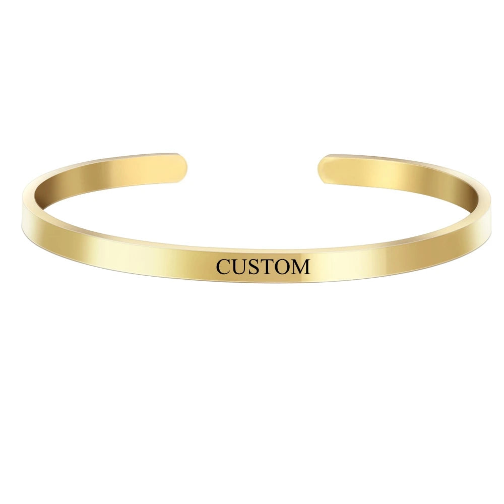 ✨ Personalisiertes Koordinaten Armband Edelstahl – Gravur Armreif Damen & Herren mit Name, Datum oder Ort