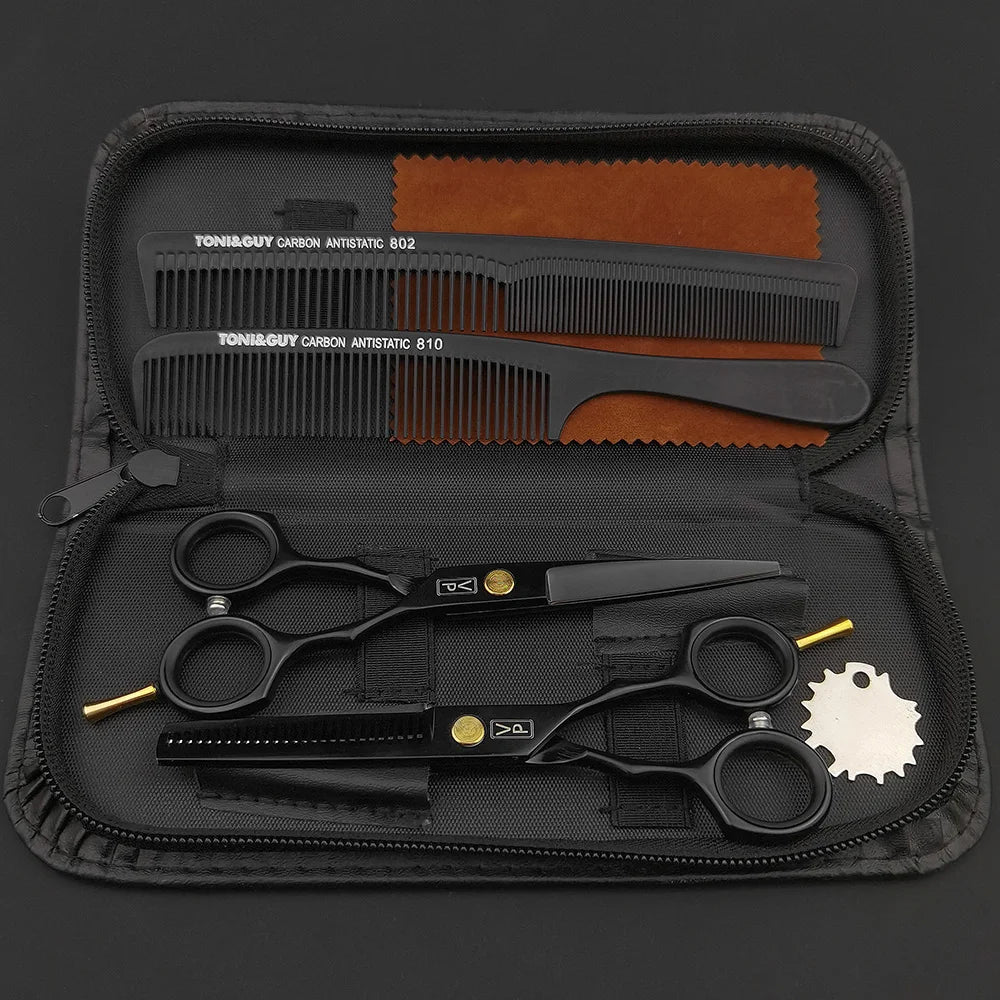 Professionelles 5,5" Friseurscheren-Set aus japanischem 440C Edelstahl – Präzision für jeden Schnitt