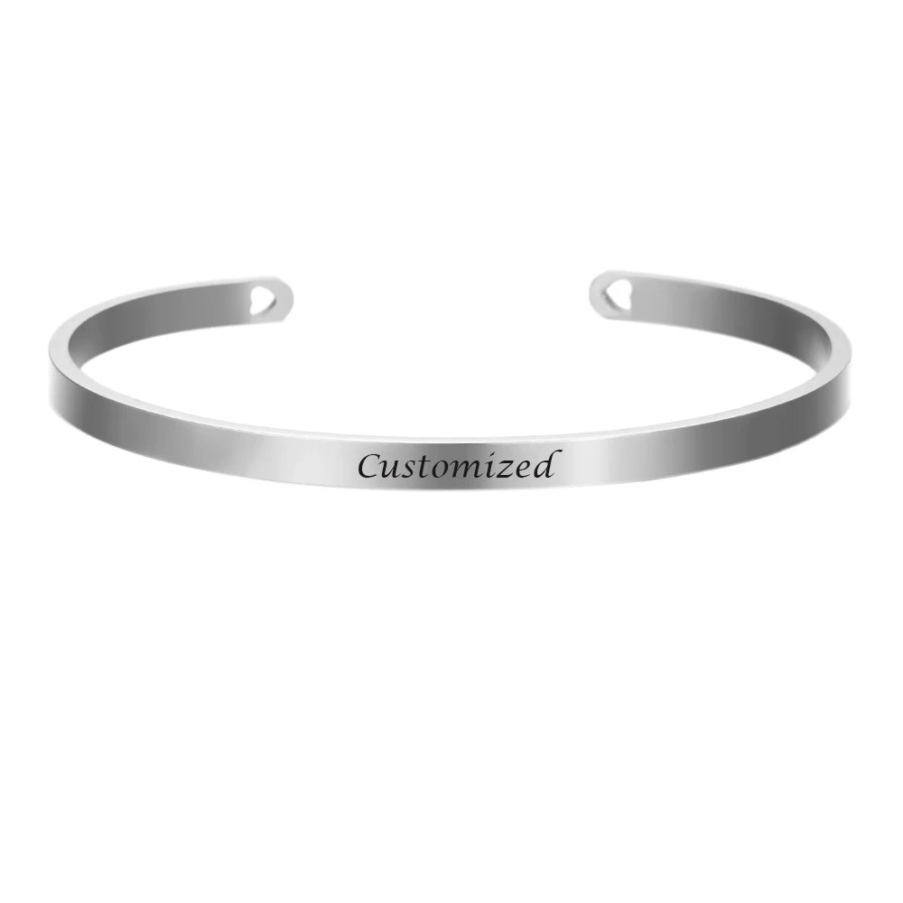 ✨ Personalisiertes Koordinaten Armband Edelstahl – Gravur Armreif Damen & Herren mit Name, Datum oder Ort