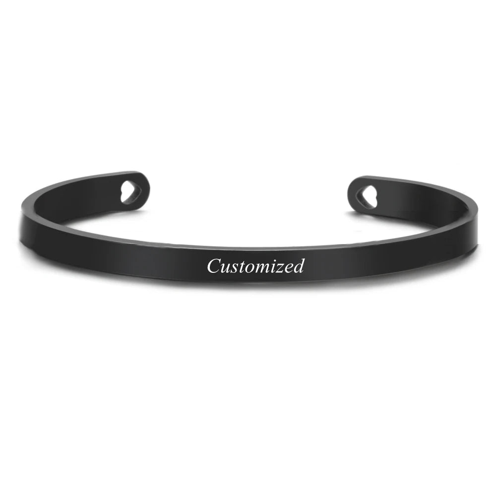✨ Personalisiertes Koordinaten Armband Edelstahl – Gravur Armreif Damen & Herren mit Name, Datum oder Ort