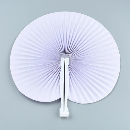 💍 Personalisierte Hochzeits Papierfächer Herz Design – 🤍 Weiße Fächer als Gastgeschenke Hochzeit – 🎁 Individuelle Party & Verlobung Deko
