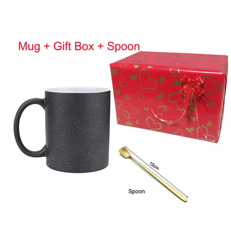 ✨ Personalisierte magische Foto-Tasse – Farbwechsel Tasse mit eigenem Bild, Logo oder Text