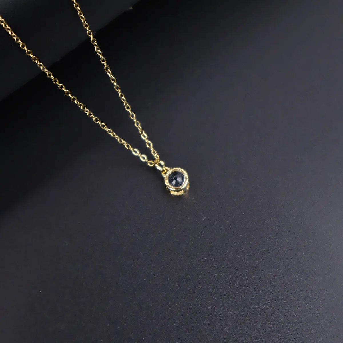 ❤️ Personalisierte Foto Projektions Halskette mit eigenem Bild – Edelstahl Kette für Damen in verschiedenen Designs