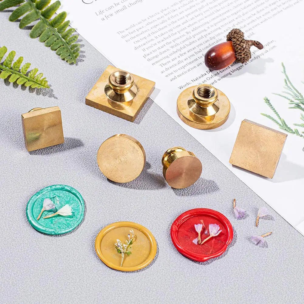 🕯️ Personalisierter Wachssiegel Stempel Set mit Holzgriff – 💍 Individueller Logo & Initialen Siegelstempel für Hochzeitseinladung – ✨ Vintage Wachs Siegel DIY Set