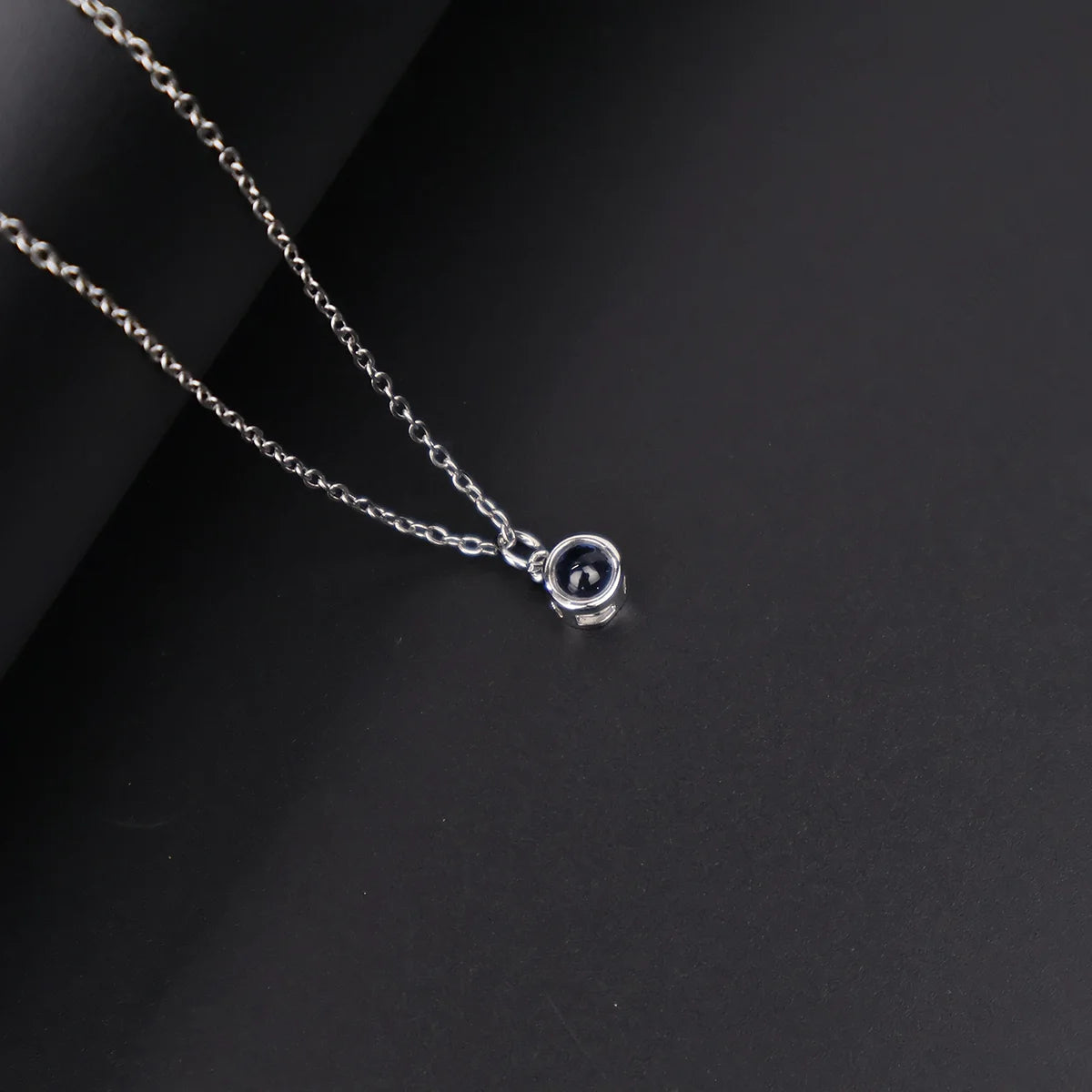 ❤️ Personalisierte Foto Projektions Halskette mit eigenem Bild – Edelstahl Kette für Damen in verschiedenen Designs