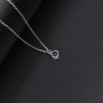 ❤️ Personalisierte Foto Projektions Halskette mit eigenem Bild – Edelstahl Kette für Damen in verschiedenen Designs