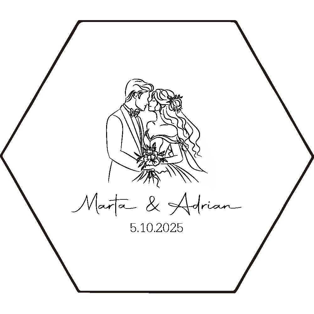 ✨ Personalisierte sechseckige Ringbox – Individuelle Acryl-Ringträgerbox für Verlobung & Hochzeit