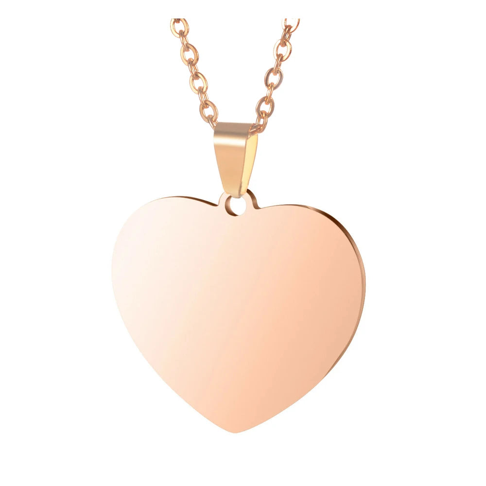 ✨ Personalisierte Foto Halskette Herz – Gravur Kette mit Bild & Name aus Edelstahl für Damen