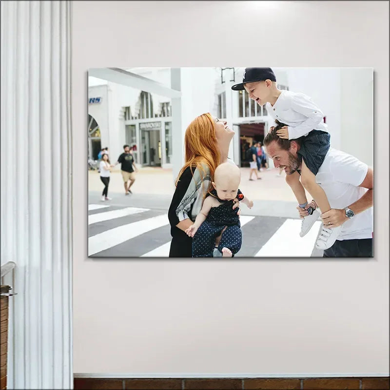 ✨ Personalisierter Leinwanddruck mit Foto – Individuelle Foto-Leinwand mit Rahmen für Zuhause