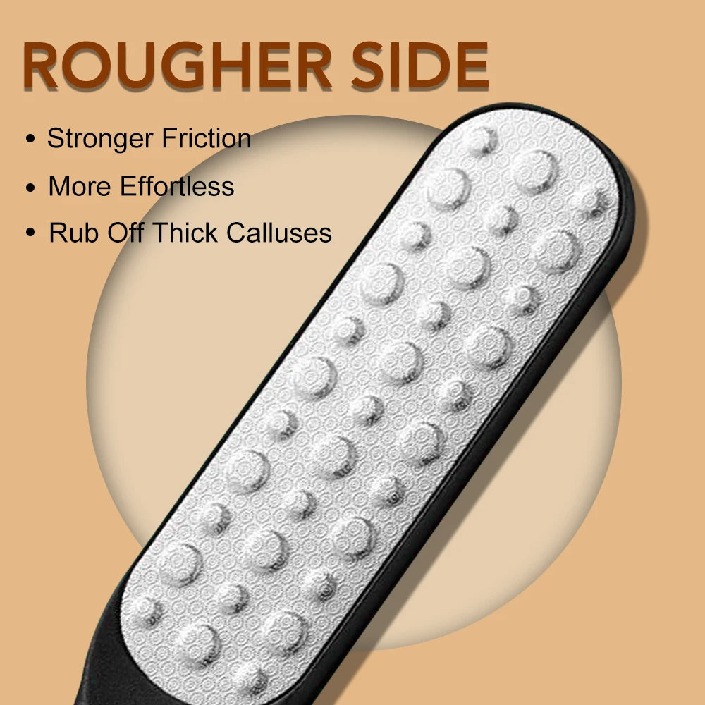 Doppelseitige Fußfeile – Professionelle Raspel für weiche, gepflegte Fersen & Fußhaut