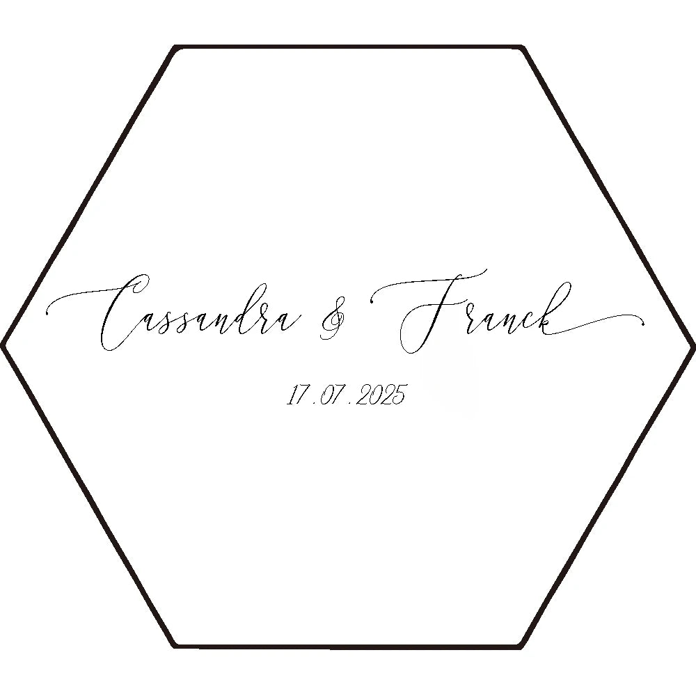 ✨ Personalisierte sechseckige Ringbox – Individuelle Acryl-Ringträgerbox für Verlobung & Hochzeit