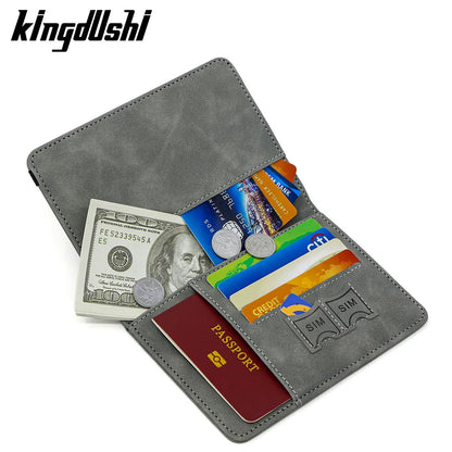 Personalisierte Reisepasshülle mit Namensgravur ✈️ RFID Passetui & Reisebrieftasche für Damen und Herren
