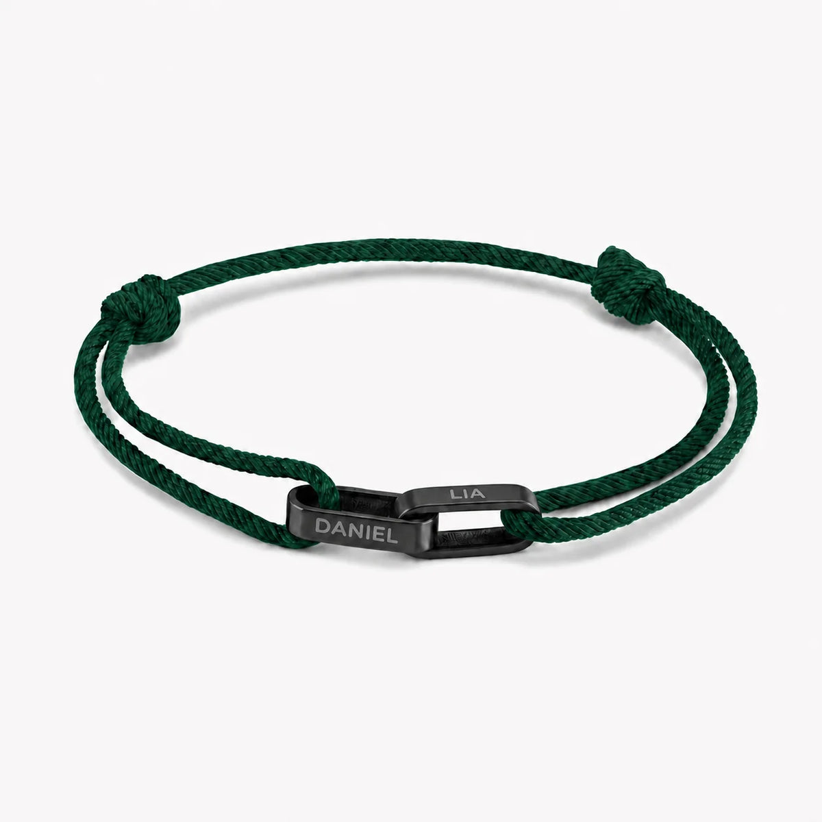 Personalisiertes Paar-Armband mit Gravur ❤️ Name & Datum auf Edelstahl-Armband für Partner