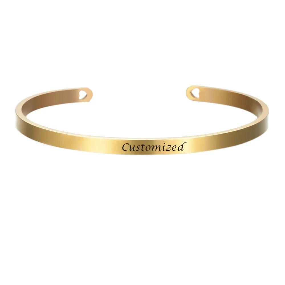 ✨ Personalisiertes Koordinaten Armband Edelstahl – Gravur Armreif Damen & Herren mit Name, Datum oder Ort