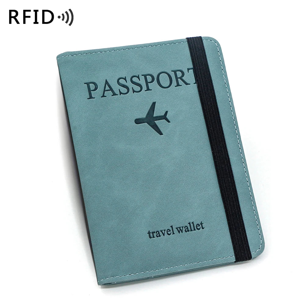 Personalisierte Reisepasshülle mit Namensgravur ✈️ RFID Passetui & Reisebrieftasche für Damen und Herren