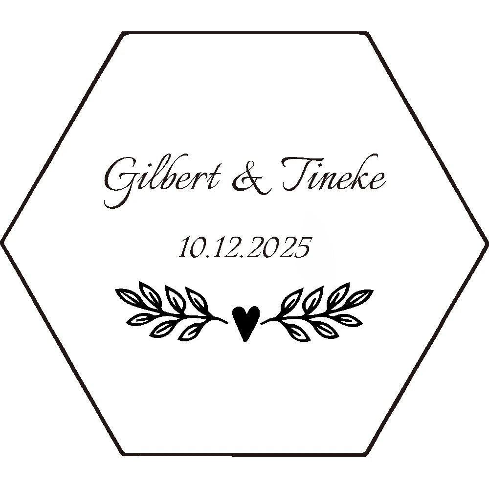 ✨ Personalisierte sechseckige Ringbox – Individuelle Acryl-Ringträgerbox für Verlobung & Hochzeit