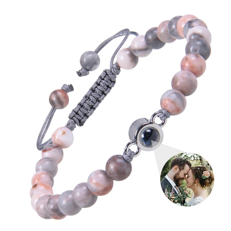 ✨ Personalisiertes Foto Armband – Projektionsarmband mit Bild im Inneren, individuelles Erinnerungsarmband