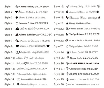 💍 Personalisierte Hochzeits Papierfächer Herz Design – 🤍 Weiße Fächer als Gastgeschenke Hochzeit – 🎁 Individuelle Party & Verlobung Deko