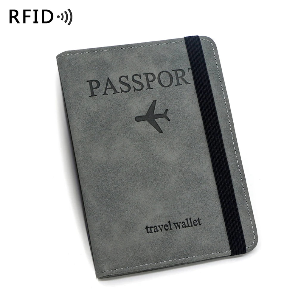 Personalisierte Reisepasshülle mit Namensgravur ✈️ RFID Passetui & Reisebrieftasche für Damen und Herren