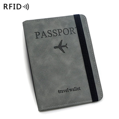Personalisierte Reisepasshülle mit Namensgravur ✈️ RFID Passetui & Reisebrieftasche für Damen und Herren