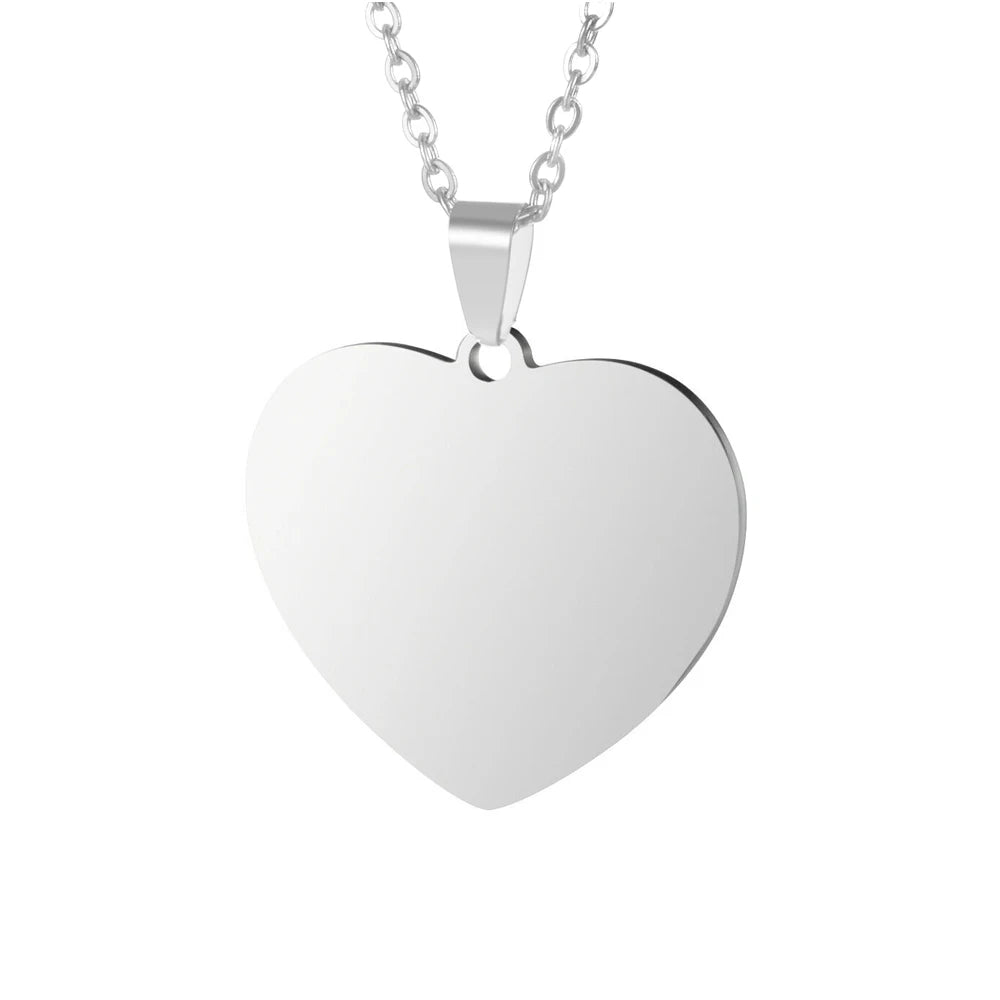 ✨ Personalisierte Foto Halskette Herz – Gravur Kette mit Bild & Name aus Edelstahl für Damen