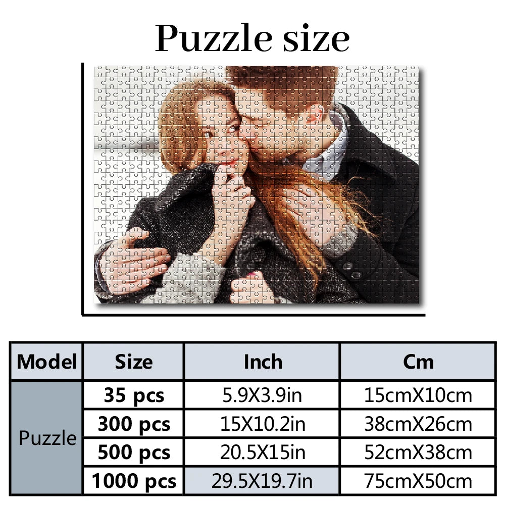 🧩 Personalisiertes Foto-Puzzle – Ein berührender Moment für Paare