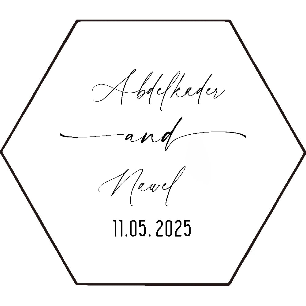 ✨ Personalisierte sechseckige Ringbox – Individuelle Acryl-Ringträgerbox für Verlobung & Hochzeit