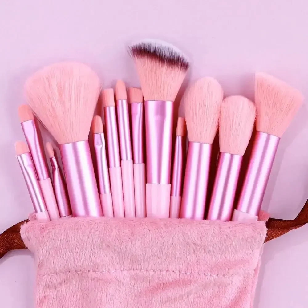 Professionelles Make-up-Pinsel-Set (13–16-teilig) – Weiche Kosmetikpinsel für Foundation, Puder, Lidschatten & mehr