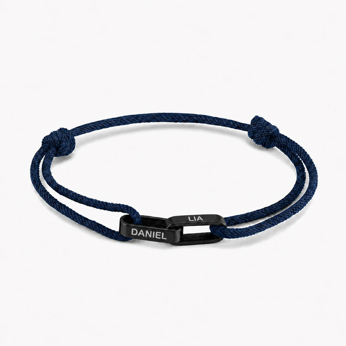 Personalisiertes Paar-Armband mit Gravur ❤️ Name & Datum auf Edelstahl-Armband für Partner