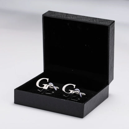 ❤️ Personalisierte Manschettenknöpfe mit Initialen aus Edelstahl(2er Set) – Individuelle Hemdknöpfe für Herren, Bräutigam & Hochzeit
