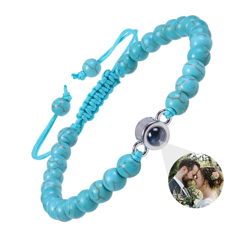 ✨ Personalisiertes Foto Armband – Projektionsarmband mit Bild im Inneren, individuelles Erinnerungsarmband