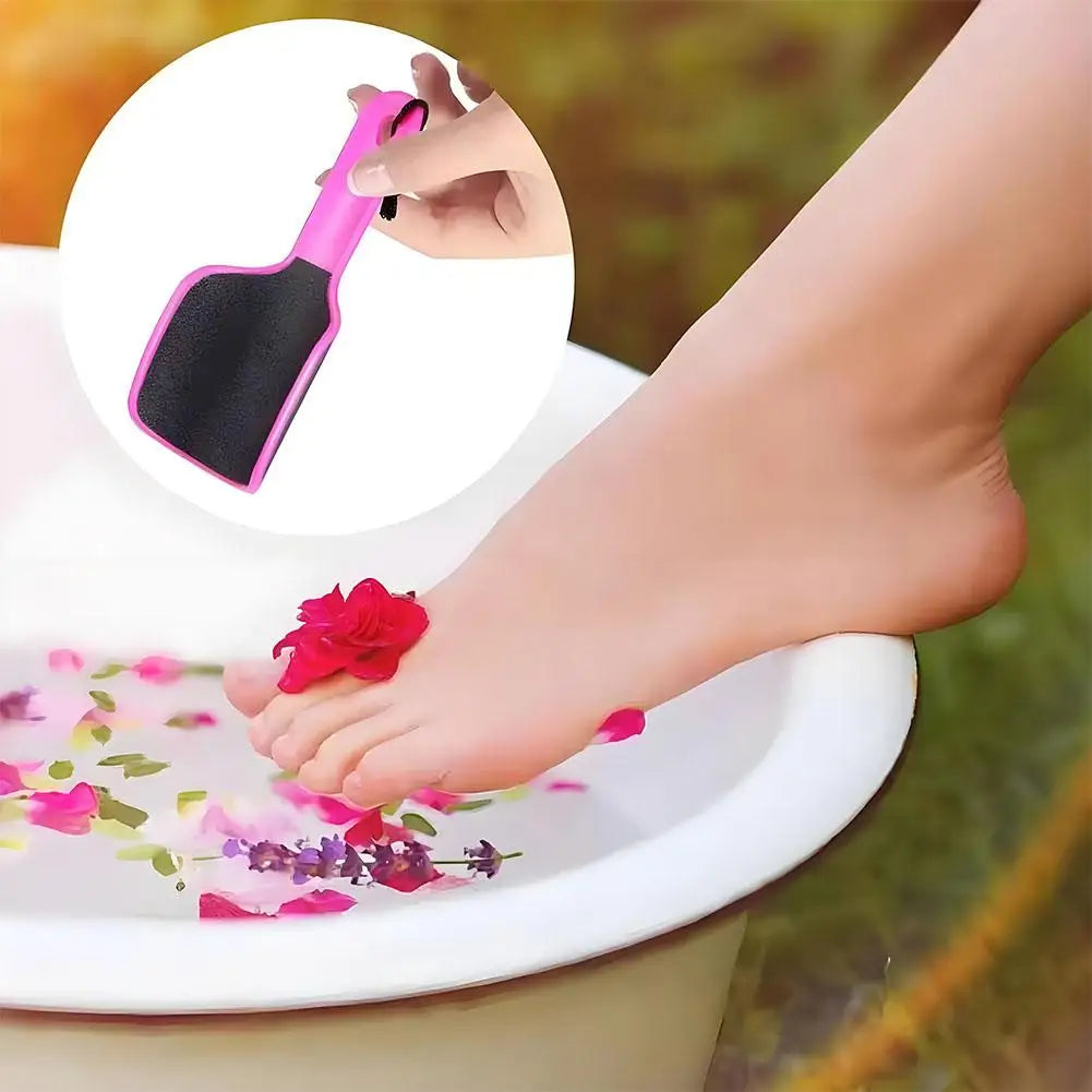 Gebogene, doppelseitige Fußfeile – U-förmiger Hornhautentferner für glatte & gepflegte Füße