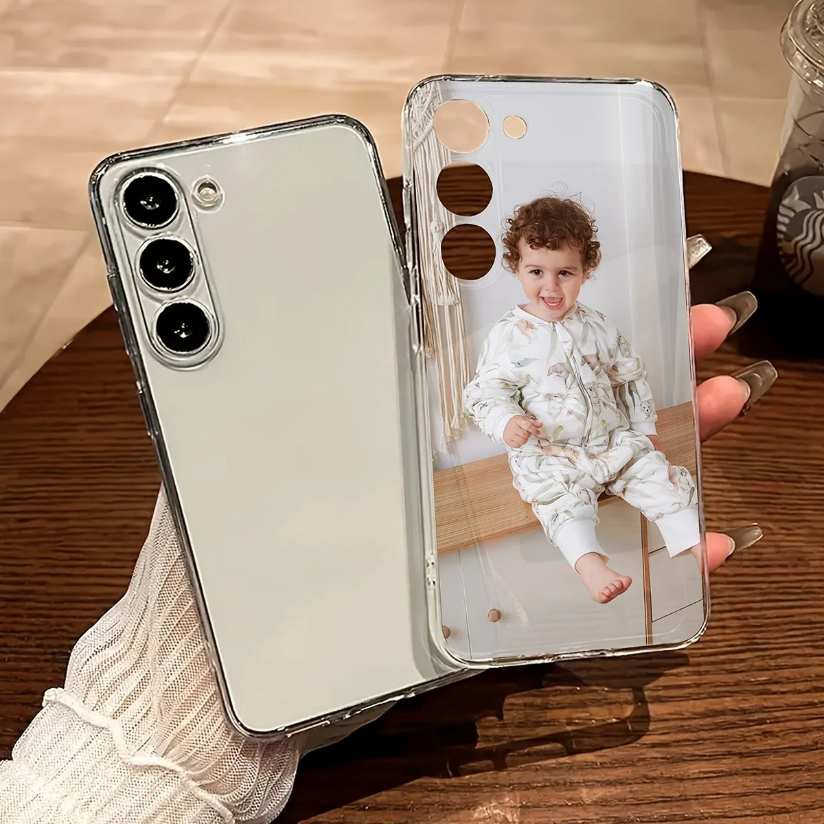 Personalisierte Samsung Handyhülle 📱 Transparente Hülle mit eigenem Foto für Galaxy S25, S24, S23 & mehr