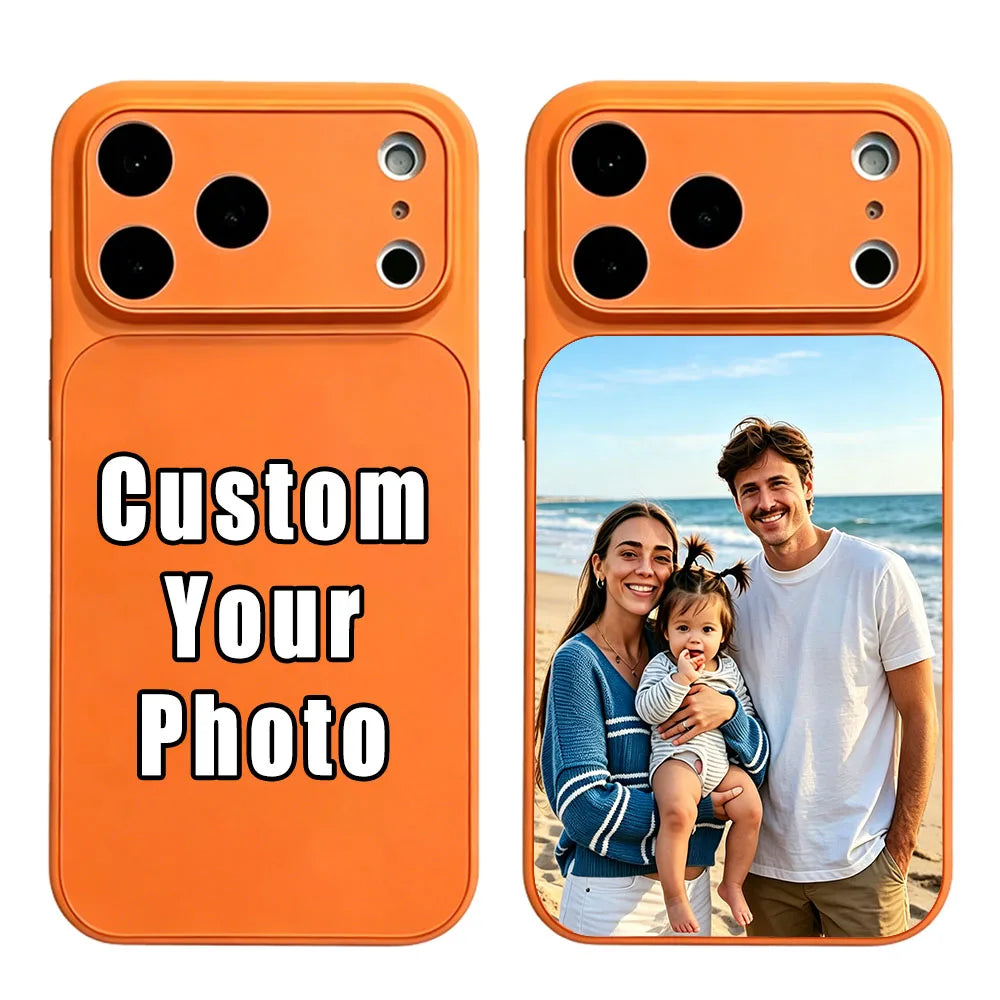 Personalisierte iPhone Hülle mit eigenem Foto für iPhone 17 16 15 14 13 und 12