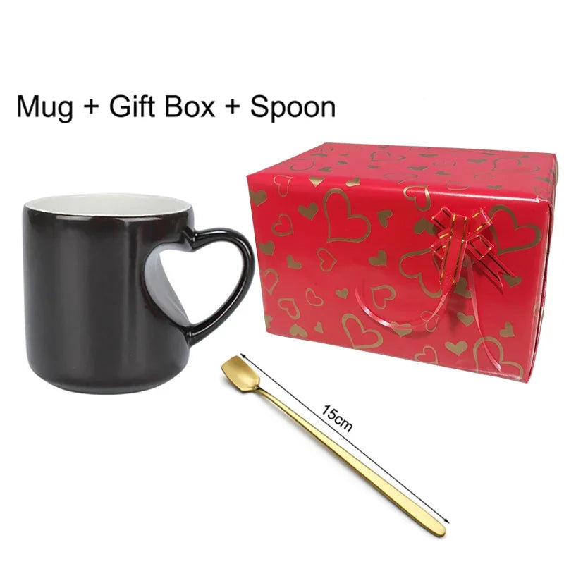 ✨ Personalisierte magische Foto-Tasse – Farbwechsel Tasse mit eigenem Bild, Logo oder Text
