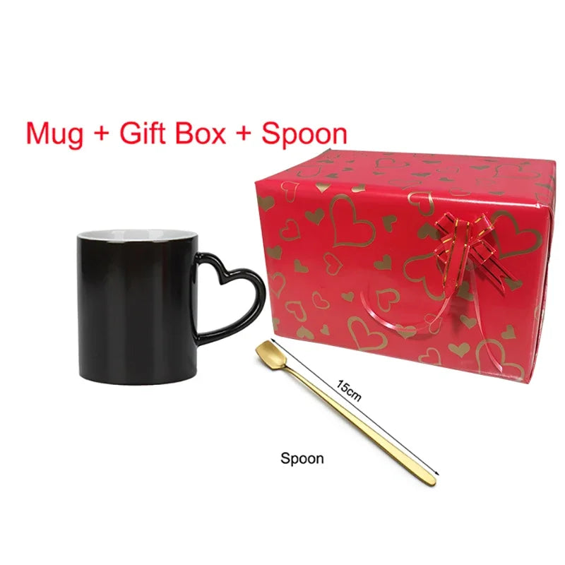 ✨ Personalisierte magische Foto-Tasse – Farbwechsel Tasse mit eigenem Bild, Logo oder Text