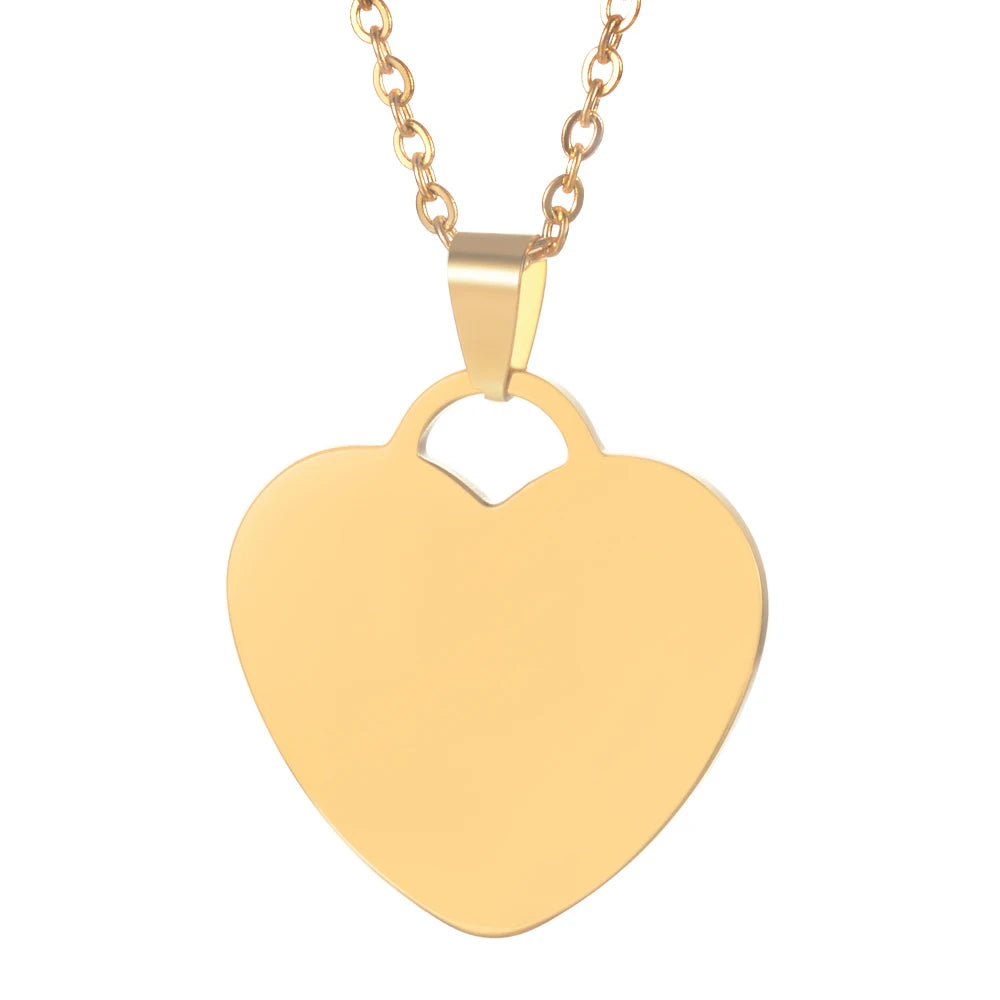 ✨ Personalisierte Foto Halskette Herz – Gravur Kette mit Bild & Name aus Edelstahl für Damen
