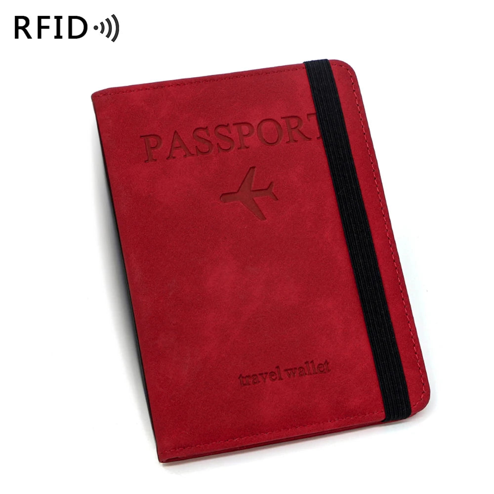 Personalisierte Reisepasshülle mit Namensgravur ✈️ RFID Passetui & Reisebrieftasche für Damen und Herren