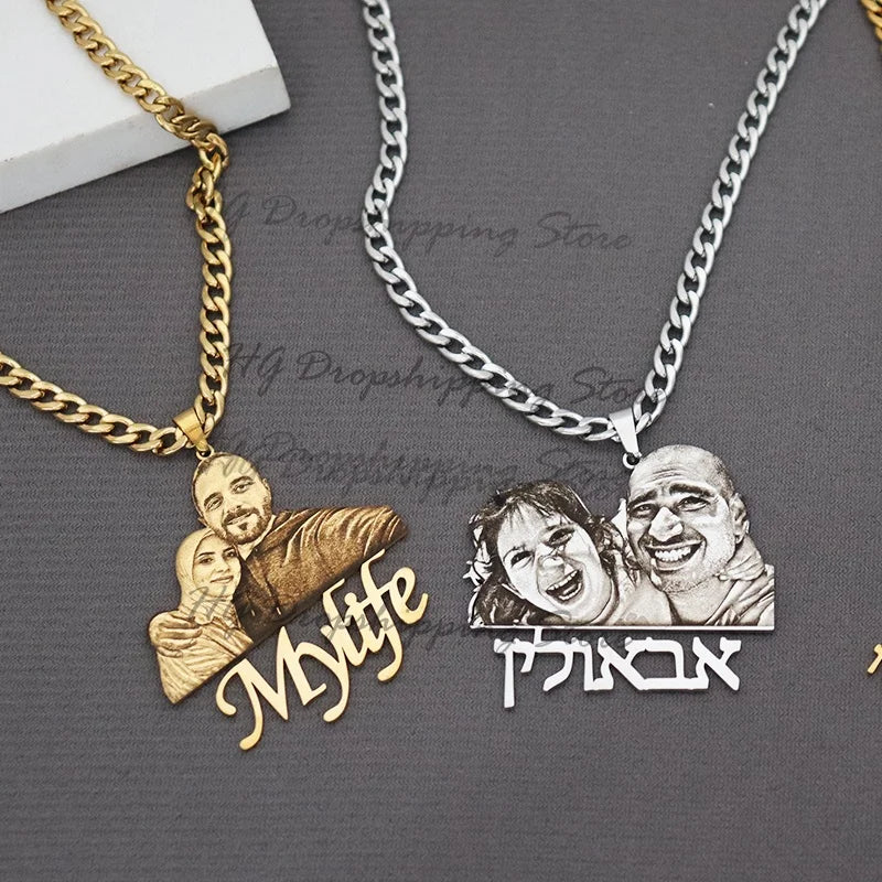 Personalisierte Foto- & Namenshalskette – Individueller Schmuck mit persönlicher Bedeutung