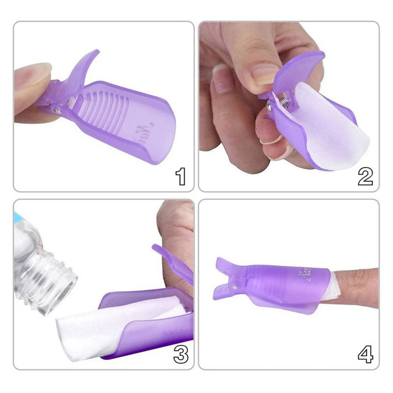 Nagel-Entfernungs-Clip Set 10 Stück – Effizienter & schonender Nagelpflege-Begleiter