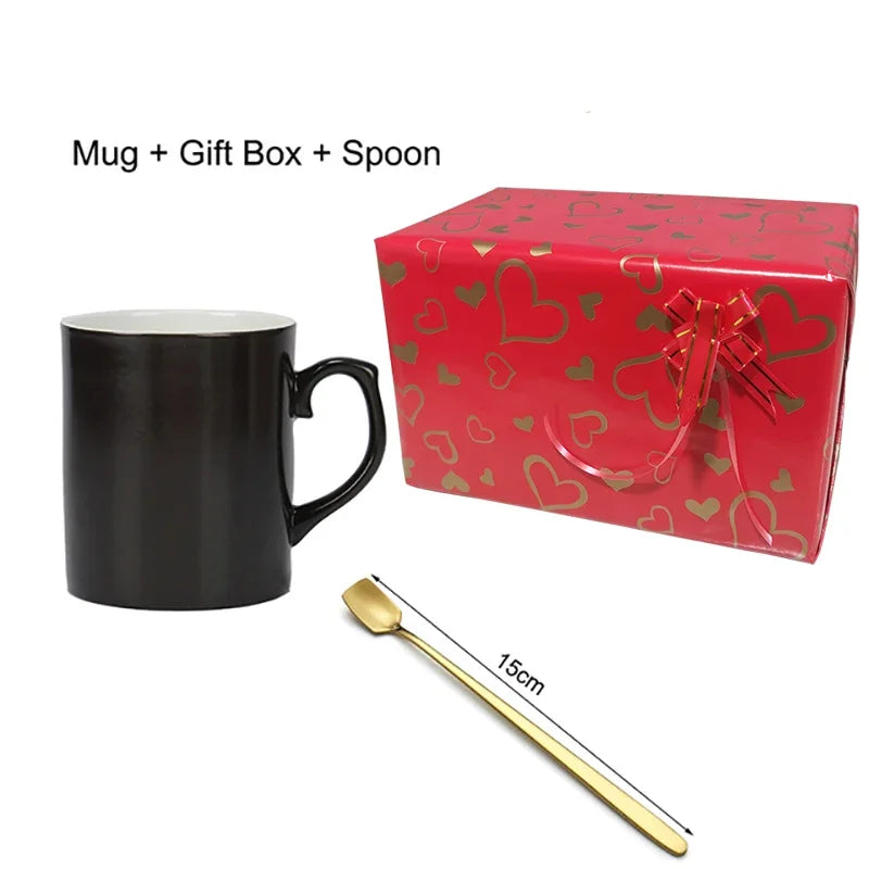 ✨ Personalisierte magische Foto-Tasse – Farbwechsel Tasse mit eigenem Bild, Logo oder Text