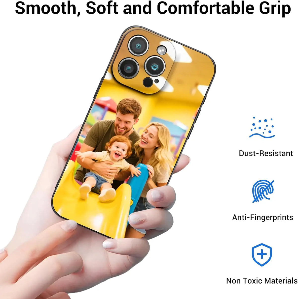 Personalisierte iPhone Hülle mit Foto 📱 Matte Handyhülle für iPhone 17, 16, 15, 14 & weitere