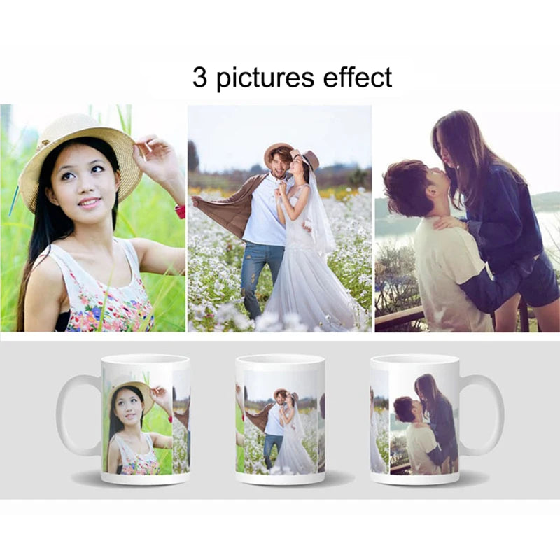 ✨ Personalisierte magische Foto-Tasse – Farbwechsel Tasse mit eigenem Bild, Logo oder Text