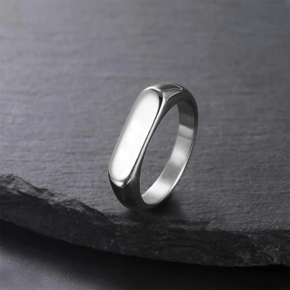 💍 Personalisierte Partnerringe mit Gravur – ❤️ Edelstahl Ringe mit Namen für Paare – 🎁 Verlobungsring, Ehering & Geschenk für Verliebte