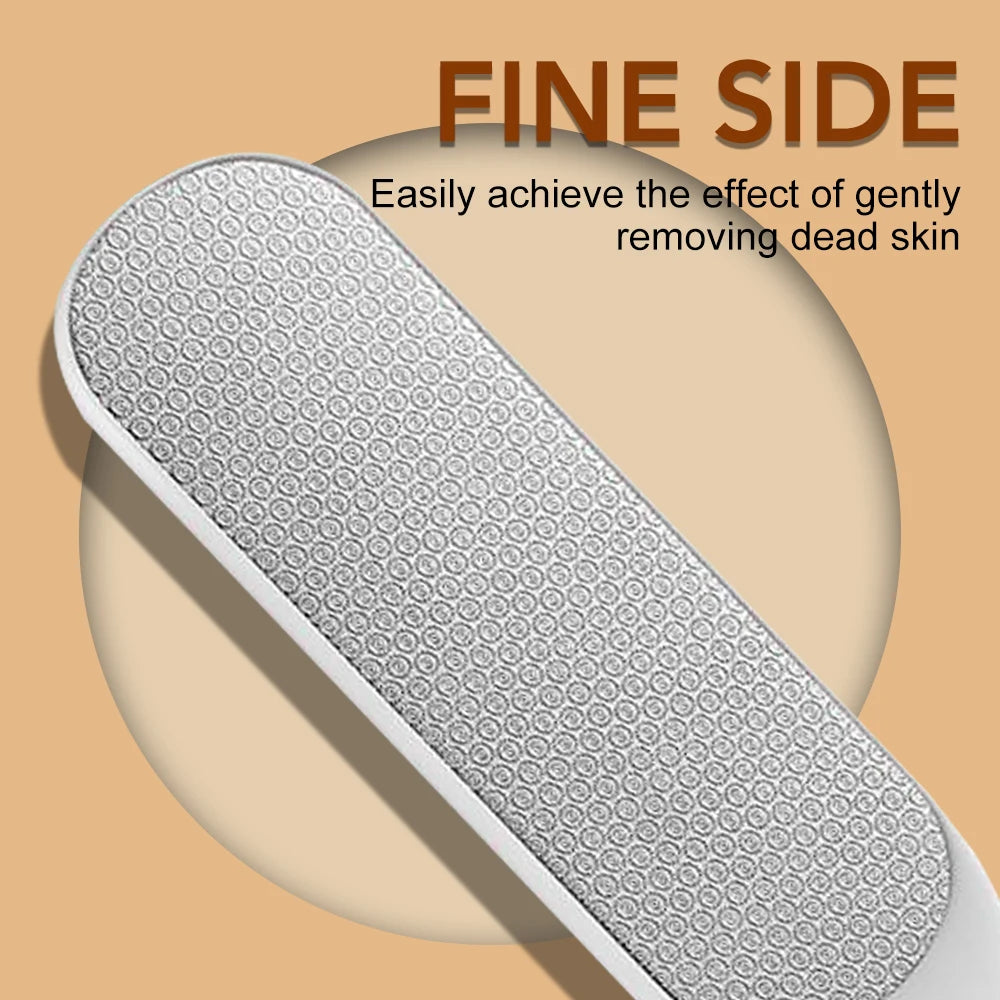 Doppelseitige Fußfeile – Professionelle Raspel für weiche, gepflegte Fersen & Fußhaut
